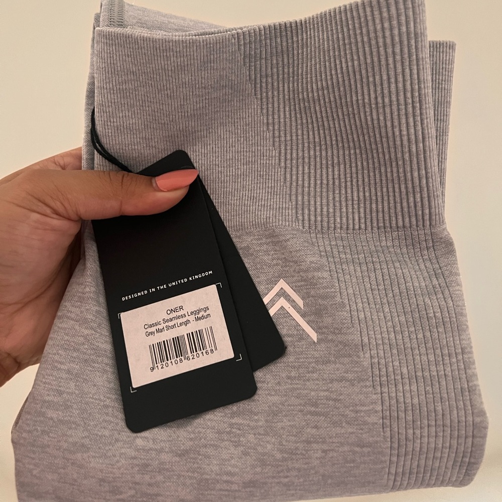 Oner Active Classic Seamless Leggings Grey Marl